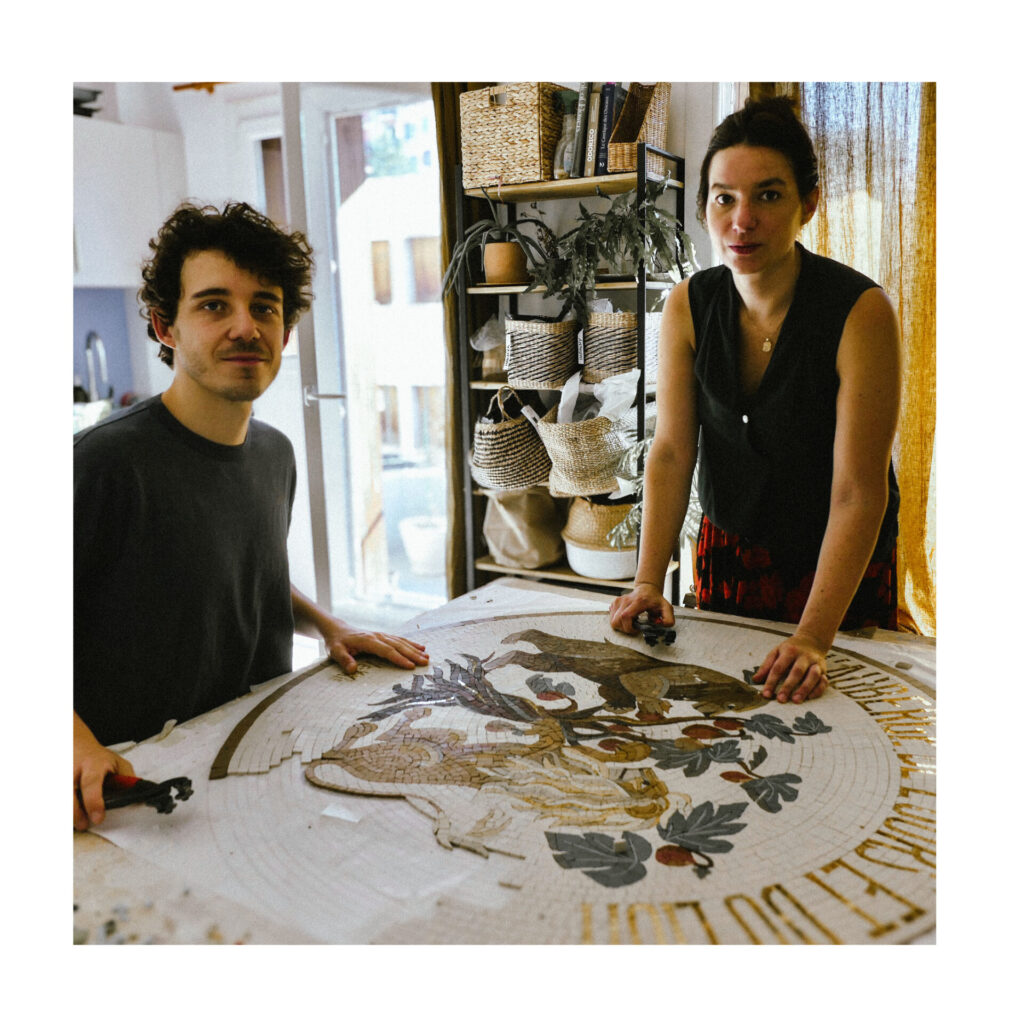 Mosaistes, maitre mosaistes